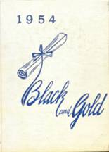 Gilmore City-Bradgate High School 1954 yearbook cover photo