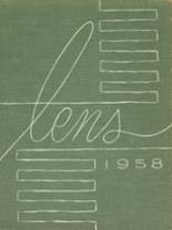 North High School 1958 yearbook cover photo
