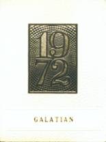 Galatia Community High School 1972 yearbook cover photo