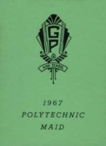 Girls Poly High School 1967 yearbook cover photo