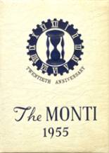 Monticello High School 1955 yearbook cover photo
