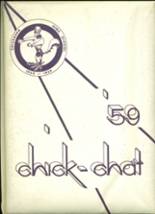 Chickasha High School 1959 yearbook cover photo
