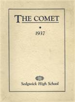 Sedgwick High School 1937 yearbook cover photo