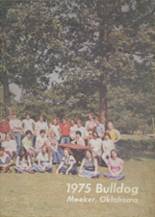 Meeker High School 1975 yearbook cover photo