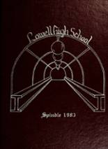 Lowell High School 1983 yearbook cover photo