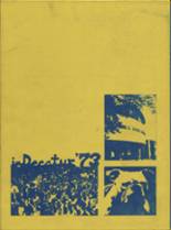 Decatur High School 1973 yearbook cover photo