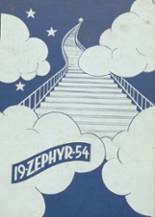 Paducah High School 1954 yearbook cover photo