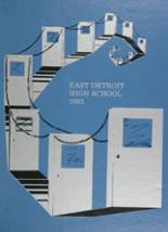 East Detroit High School 1983 yearbook cover photo
