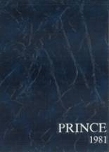1981 Princeton High School Yearbook from Princeton, New Jersey cover image