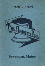 Fryeburg Academy 1929 yearbook cover photo
