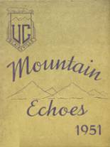 1951 Union County High School Yearbook from Blairsville, Georgia cover image