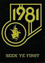 Lansing Christian School 1981 yearbook cover photo