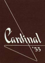 Coldwater High School 1953 yearbook cover photo
