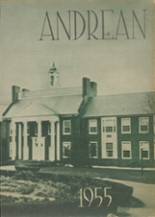 Andrews School for Girls 1955 yearbook cover photo