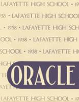 Lafayette High School 204 1958 yearbook cover photo