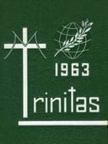 Holy Trinity High School 1963 yearbook cover photo