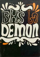 Burlington High School 1969 yearbook cover photo