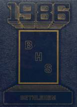 Bethlehem High School 1986 yearbook cover photo