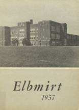Trimble High School 1957 yearbook cover photo