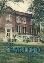 St. Charles High School 1958 yearbook cover photo