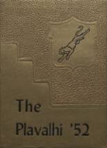 1952 Platte Valley High School Yearbook from Saratoga, Wyoming cover image