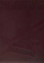 Blairsville High School 1943 yearbook cover photo
