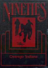 Oswego High School 1990 yearbook cover photo