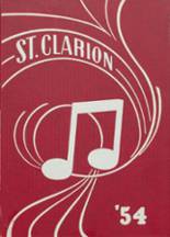 St. Clair County High School 1954 yearbook cover photo