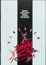 Bath County High School 1997 yearbook cover photo