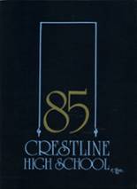 Crestline High School 1985 yearbook cover photo
