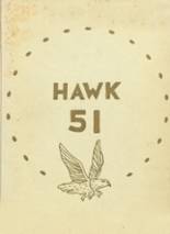 Woodward Community High School 1951 yearbook cover photo