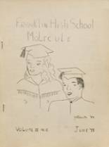 Franklin High School 1948 yearbook cover photo