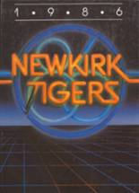 Newkirk High School 1986 yearbook cover photo