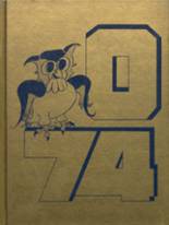 Binger-Oney High School 1974 yearbook cover photo