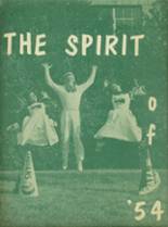 Waxahachie High School 1954 yearbook cover photo