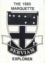 1985 Marquette High School Yearbook from Alton, Illinois cover image