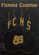 Fleming County High School 1983 yearbook cover photo