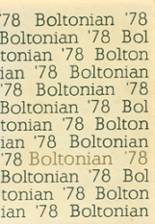 1978 Bolton High School Yearbook from Bolton landing, New York cover image