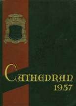 Cathedral High School 1957 yearbook cover photo
