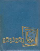Columbus School for Girls 1957 yearbook cover photo