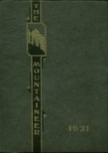 Buckley High School 1931 yearbook cover photo