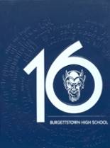 Burgettstown High School 2016 yearbook cover photo