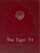 John F. Hodge High School 1954 yearbook cover photo