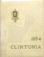 Clinton High School 1954 yearbook cover photo