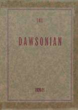 Dawson County High School 1921 yearbook cover photo