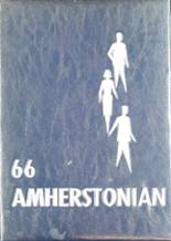 Amherst Steele High School 1966 yearbook cover photo