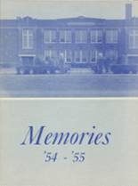 Benld Township High School 1955 yearbook cover photo