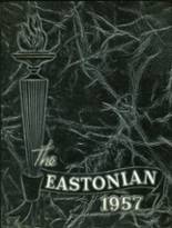 East High School 1957 yearbook cover photo