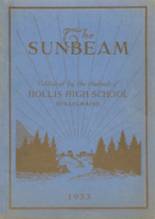 1933 Hollis School Yearbook from Hollis center, Maine cover image