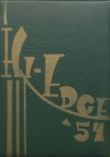 Edgeley High School 1954 yearbook cover photo